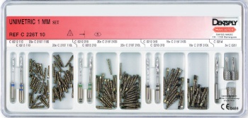 Набор стоматологический для восстановления коронковой части зуба с принадлежностями - Unimetric 1,0 mm Set: 120 шт. + 10 инстр.