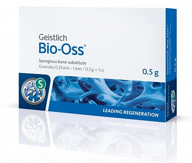 Bio-Oss spongiosa, гранулы S 0.5г (0.25-1 мм)Geistlich